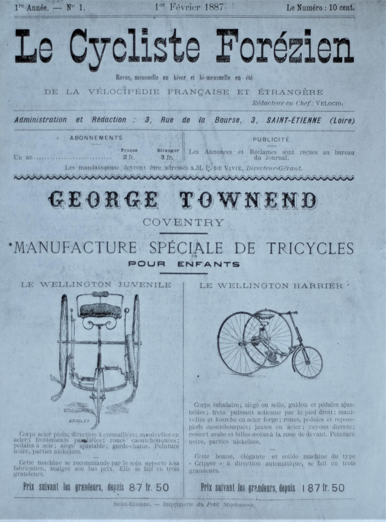 Le Cycliste et l’Œuvre de Vélocio (1936)