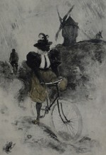 La belle cycliste et le mauvais chemin