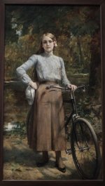 Bicyclette au Vésinet (1903)
